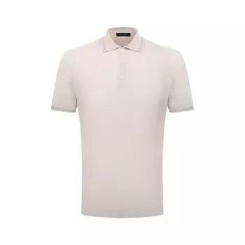 Поло из шелка и хлопка Ermenegildo Zegna