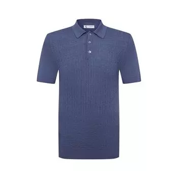 Поло из шелка и хлопка Il Borgo Cashmere