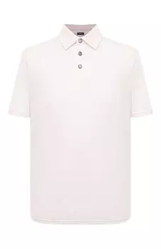 Поло из шелка и хлопка Kiton