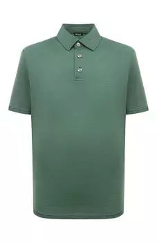 Поло из шелка и хлопка Kiton