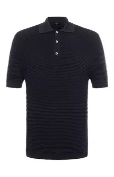 Поло из шелка и хлопка Kiton