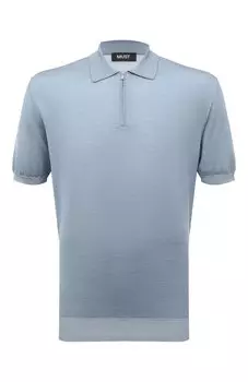 Поло из шелка и хлопка MVST