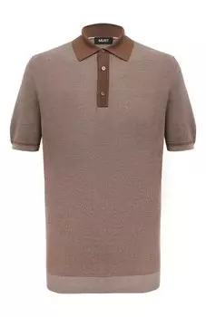 Поло из шелка и хлопка MUST