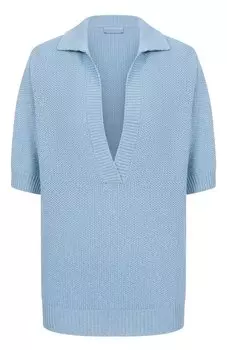 Поло из шелка и хлопка MVST