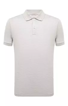 Поло из шелка и хлопка Paul&Shark