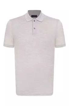 Поло из шелка и хлопка Paul&Shark