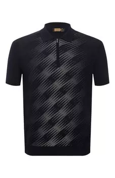 Поло из шелка и хлопка Zilli