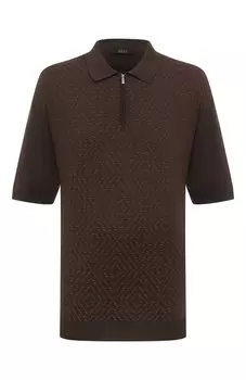 Поло из шелка и хлопка Zilli
