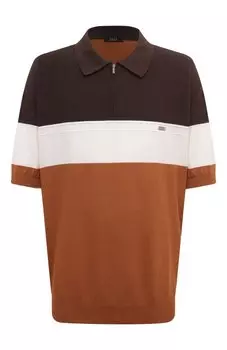 Поло из шелка и хлопка Zilli