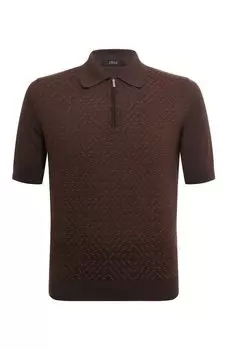 Поло из шелка и хлопка Zilli