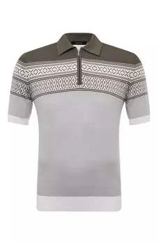 Поло из шелка и хлопка Zilli