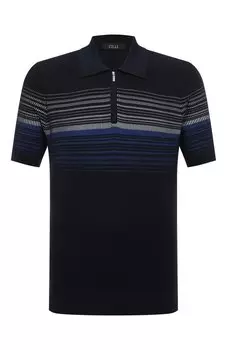 Поло из шелка и хлопка Zilli