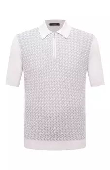 Поло из шелка и хлопка Zilli