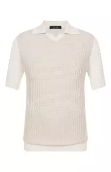 Поло из шелка и хлопка Zilli