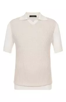 Поло из шелка и хлопка Zilli