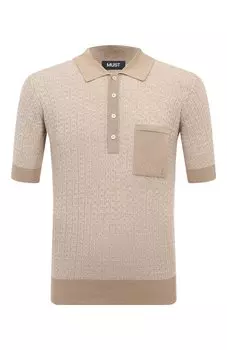Поло из шелка и льна MUST