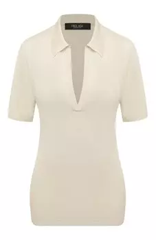 Поло из шелка и вискозы Freeage