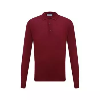 Поло из шерсти и хлопка John Smedley