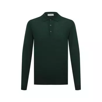 Поло из шерсти и хлопка John Smedley