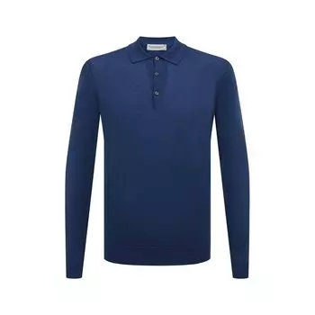 Поло из шерсти и хлопка John Smedley