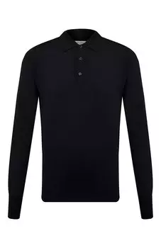 Поло из шерсти и хлопка John Smedley