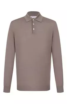 Поло из шерсти и кашемира Brunello Cucinelli