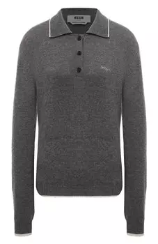Поло из шерсти и кашемира MSGM