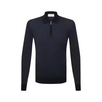 Поло из шерсти и шелка Gran Sasso