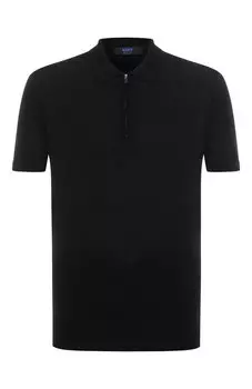 Поло из шерсти и шелка KNT