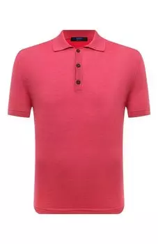 Поло из шерсти и шелка KNT