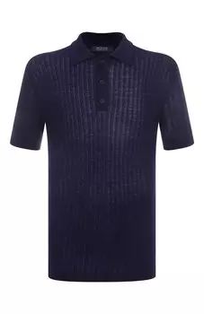 Поло из шерсти и шелка KNT