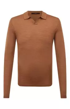 Поло из шерсти и шелка Windsor