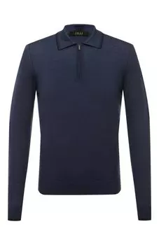 Поло из шерсти и шелка Zilli