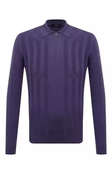 Поло из шерсти и шелка Zilli