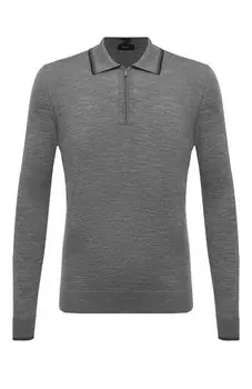 Поло из шерсти и шелка Zilli