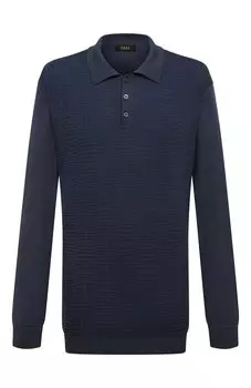 Поло из шерсти и шелка Zilli