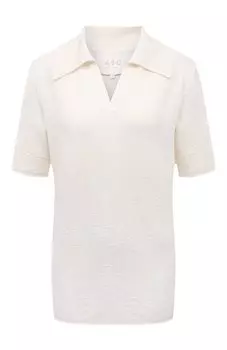 Поло из шерсти и вискозы AND the brand