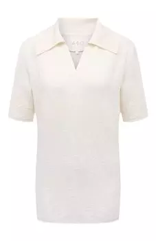 Поло из шерсти и вискозы AND the brand