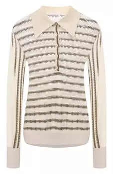 Поло из шерсти и вискозы Chlo