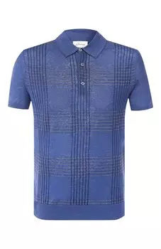 Поло из смеси льна и шелка Brioni