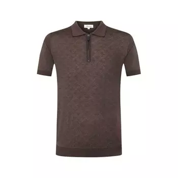 Поло из смеси шелка и хлопка Brioni