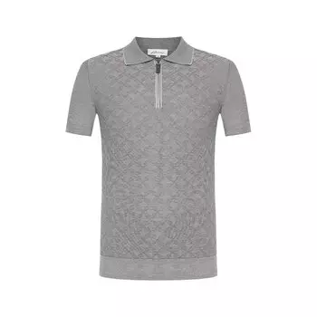 Поло из смеси шелка и хлопка Brioni