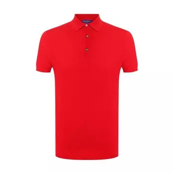 Поло из смеси шелка и хлопка Ralph Lauren