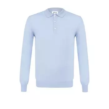 Поло из смеси шерсти и шелка Brioni