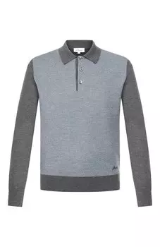 Поло из смеси шерсти и шелка Brioni