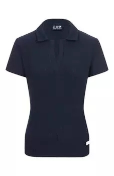 Поло из вискозы EA7