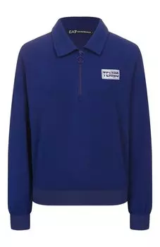 Поло из вискозы EA7