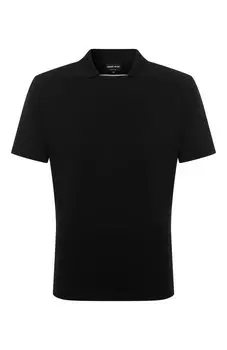 Поло из вискозы Giorgio Armani