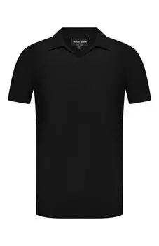 Поло из вискозы Giorgio Armani