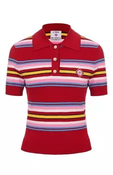 Поло из вискозы и хлопка Casablanca